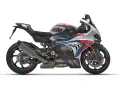 Sportowy motocykl BMW M1000RR w barwach M z numerem 60.